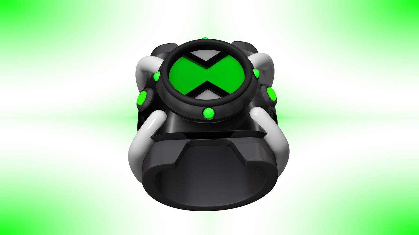 Ben 10 Classic Omnitrix - Pop up(Double Button) 3d Model Printable STL