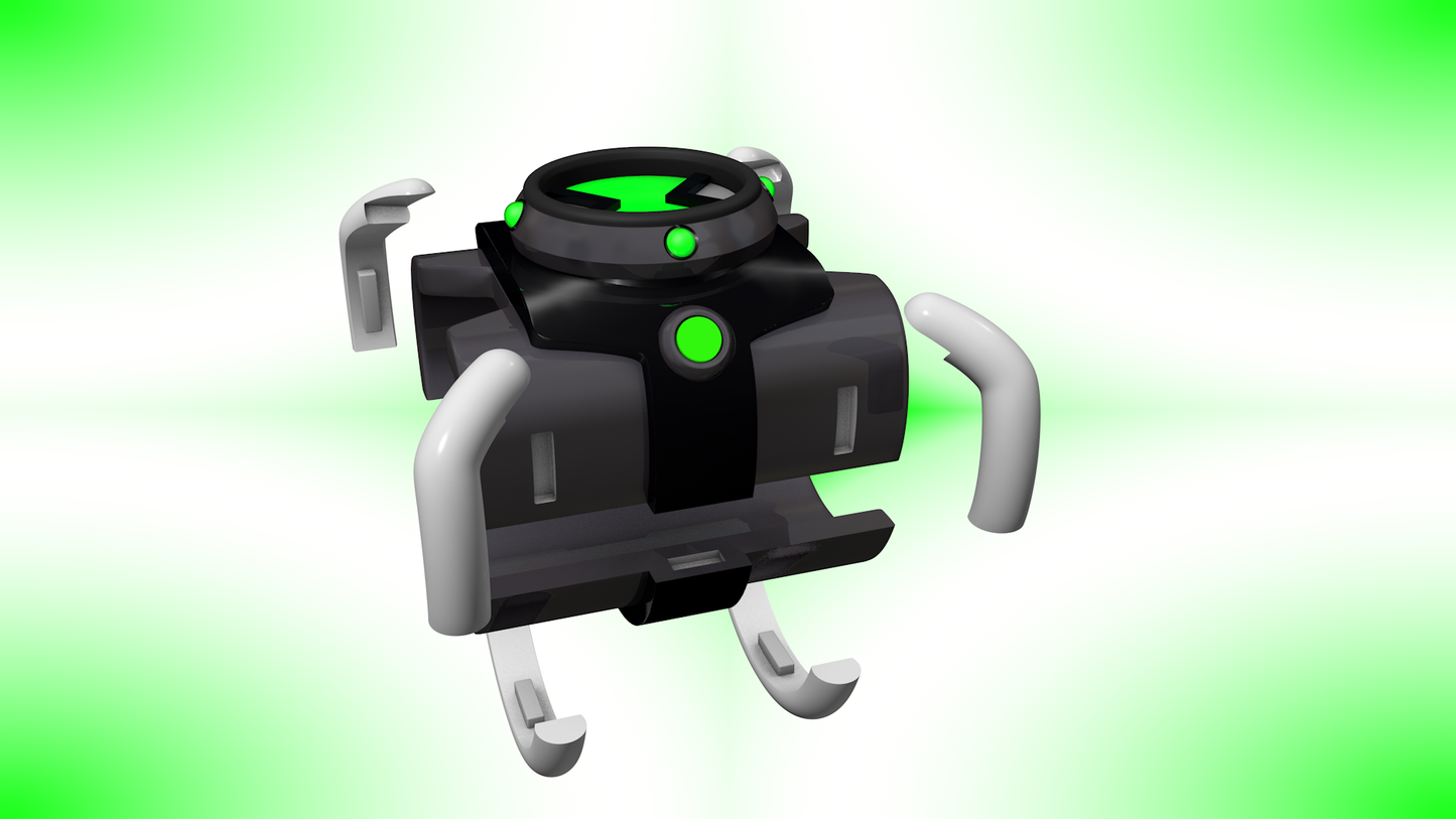 Ben 10 Classic Omnitrix - Pop up(Double Button) 3d Model Printable STL