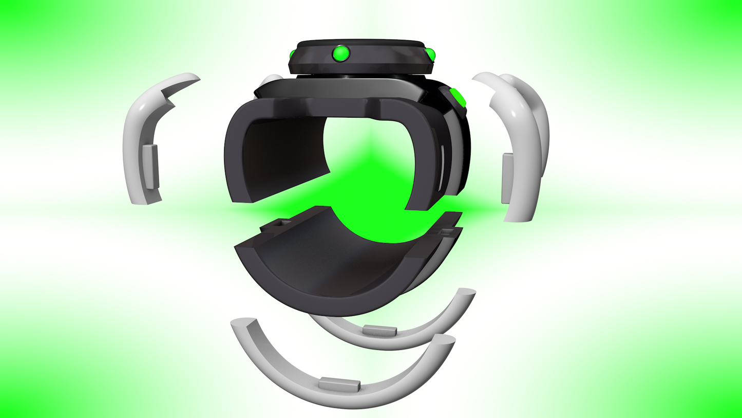 Ben 10 Classic Omnitrix - Pop up(Double Button) 3d Model Printable STL