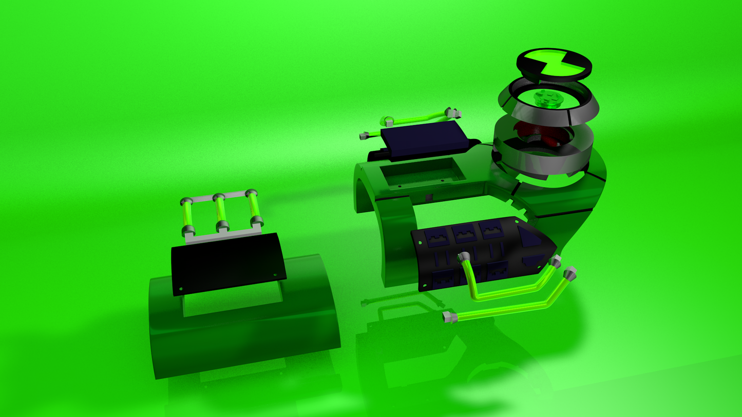 Ultimatrix - Ben 10 Ultimate Alien 3D  Model LED Printable STL