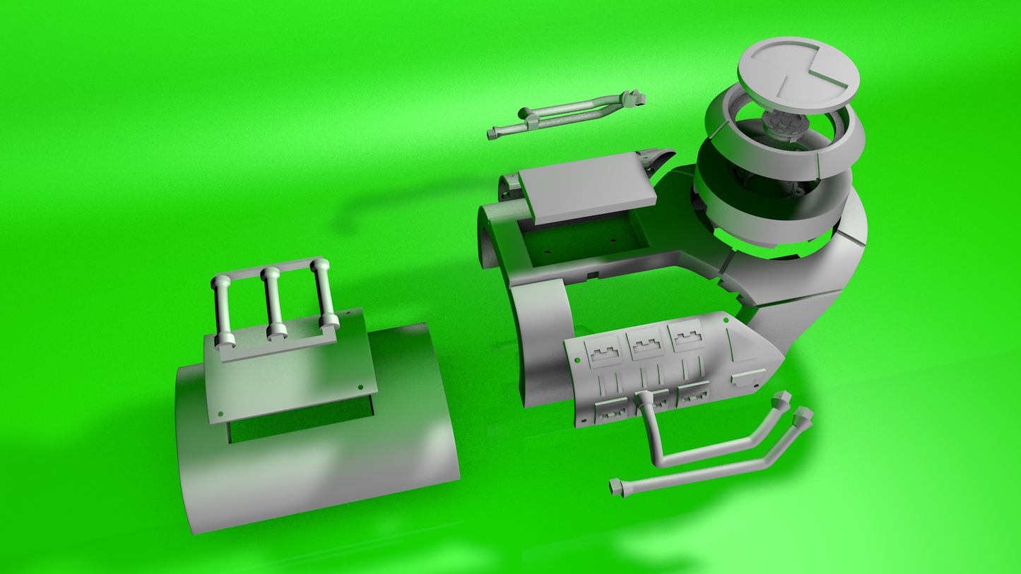 Ultimatrix - Ben 10 Ultimate Alien 3D  Model LED Printable STL